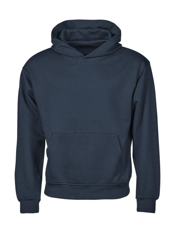 Толстовка с капюшоном свободного кроя, без этикетки., Чернила – Tee Jays (1)