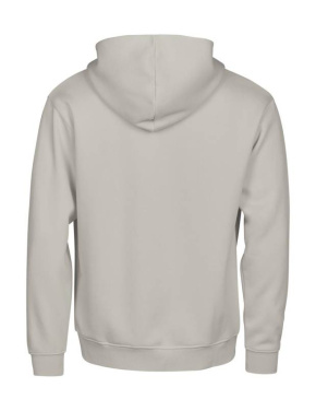 Толстовка без этикетки с капюшоном и застежкой-молнией, Цемент – Tee Jays (4)