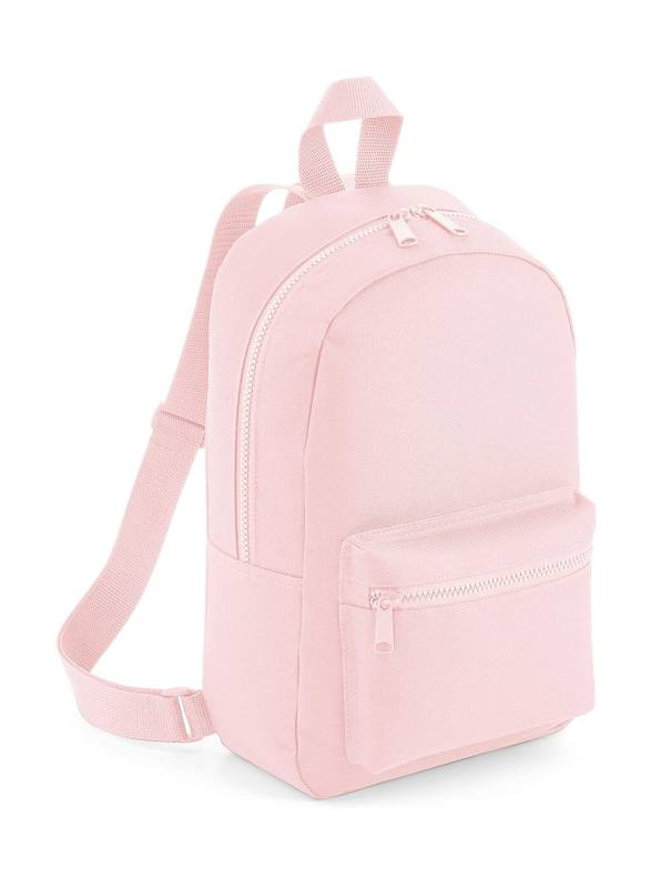 Миниатюрный модный рюкзак, Пудрово-розовый – Bagbase (1)
