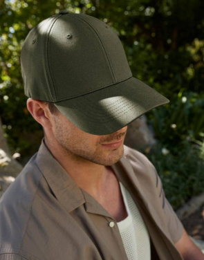 Кепка EarthAware® из органического хлопка с эластичной посадкой, Графитово-серый – Beechfield (2)