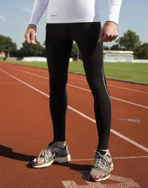 Мужские леггинсы Bodyfit Base Layer, цвет: чёрный – Spiro (2)