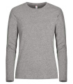Premium L/S – футболка (для женщин), Серый меланж