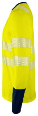 6014 LONG SLEEVE EN ISO 20471 CLASS 3/2 – футболка, Жёлтый/Тёмно-синий – ProJob (4)