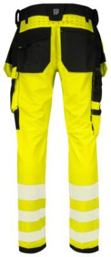 6573 – эластичные брюки, EN ISO 20471 CLASS 2, Жёлтый/Чёрный - ProJob (3)