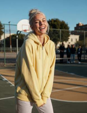 UM Hoodie (OCS-RCS) Regular Fit – кофта на молнии (унисекс), Пепельно-серый меланж – Untagged Movement (4)