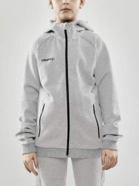 CORE Soul Hood – кофта на молнии (для детей), Серый меланж - Craft (3)