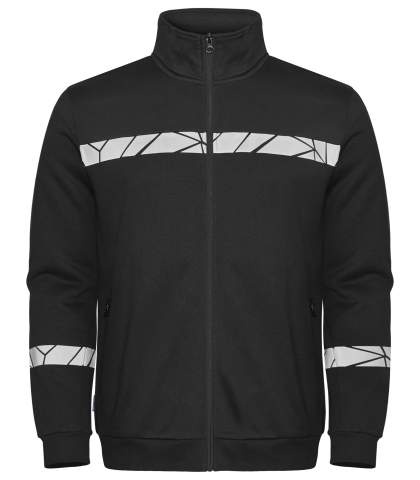 7103 ZIP 9910-VIZ – свитшот, Черный - ProJob (1)