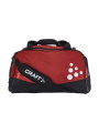 Спортивная сумка Squad Duffel, большая, 38 л., Черный/Ярко-красный
