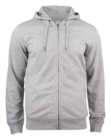 Premium OC Hoody – кофта на молнии, серый меланж – Clique (1)