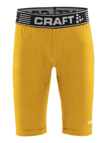 Pro Control Compression Tights – шорты (для детей), Швеция Жёлтый - Craft