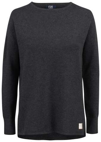 Carnation – свитер (для женщин), Антрацитовый меланж - Cutter & Buck (1)