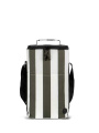 City stripe high rPET – сумка-холодильник, Зелёный/Белый