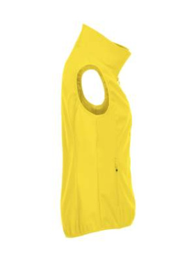 Basic Softshell Ladies – жилет, лимон – Clique (4)