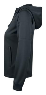 Basic Active Hoody – кофта на молнии (для женщин), черный - Clique (3)