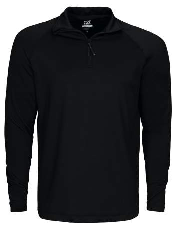 Мужская куртка Coos Bay Half Zip, Черный - Cutter & Buck (1)