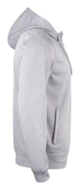 Basic Active Hoody – кофта на молнии, серый меланж – Clique (4)