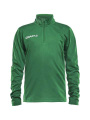 Progress Halfzip LS – футболка (для детей), Команда Зелёных