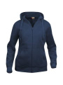 Basic Hoody – кофта на молнии (для женщин), темно-синий