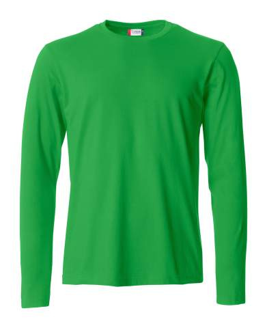 Basic-T L/S – футболка, яблочно-зеленый - Clique (1)