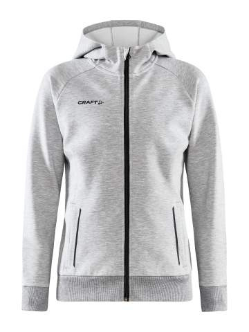 CORE Soul Hood – кофта на молнии (для женщин), Серый меланж - Craft (1)