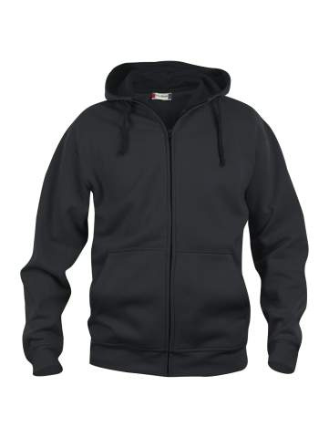 Basic Hoody – кофта на молнии, черный – Clique (1)