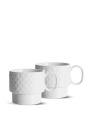 Coffee & More tea – кружка, 2 шт., Белый