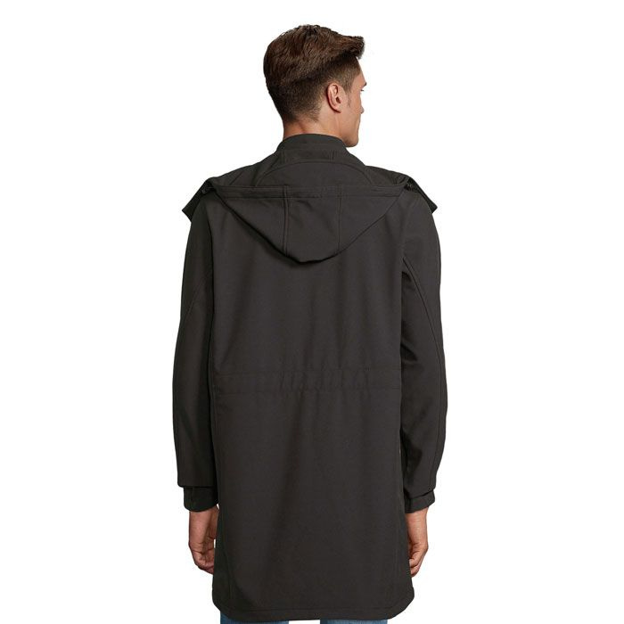 ACHILLE MEN SOFTSHELL LONG, Глубокий черный, 4XL, изображение товара (1)