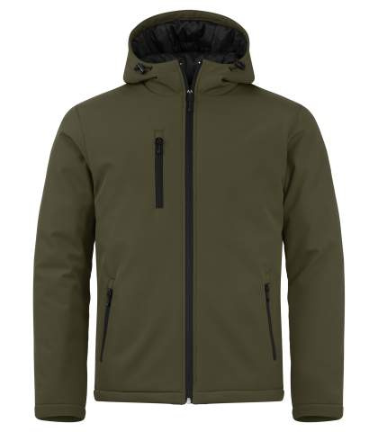 Padded Softshell – худи, Зеленый туман – Clique (1)