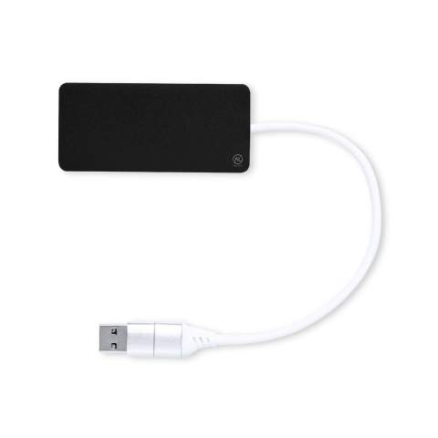 USB-концентратор Kalat, Черный – Makito