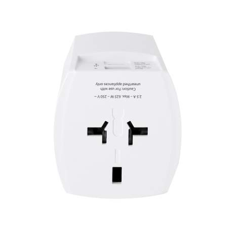 Универсальный дорожный адаптер Skross MUV USB 30W PD, Белый – Makito (1)