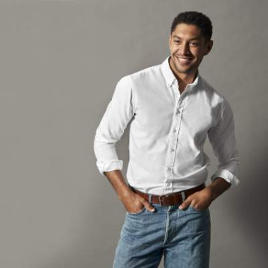 Oxford Slim fit Man – рубашка, Белый – Cottover (3)