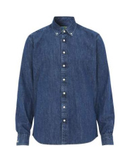 Dark Denim Slim Fit Man – рубашка, Тёмно-синий