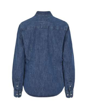 Dark Denim Lady – рубашка, Тёмно-синий - Cottover (3)