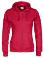 Hood Lady sweatshirt – кофта на молнии, Красный