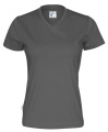 T-shirt Lady – свитер с V-образным вырезом, Угольно-серый