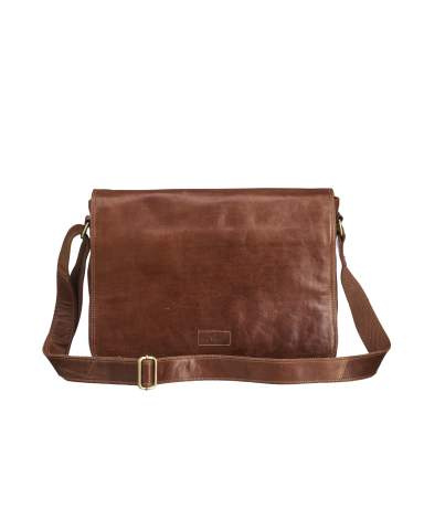 Leather Line Shoulderbag – сумка, коньяк – Derby of Sweden (1)