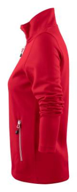 Powerslide Sweater – кофта на молнии (для женщин), Красный – Printer RED (3)