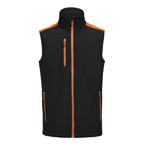 Prime Softshell – жилет, Черный/Оранжевый – Printer PRIME (1)