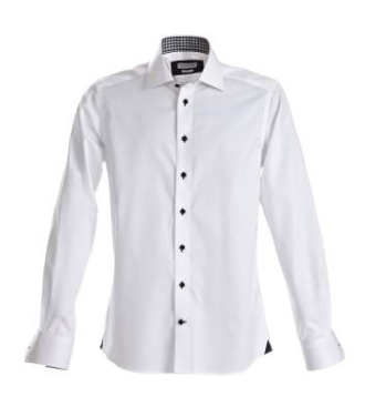 RB20 Twill Regular – рубашка (для мужчин), Белый/Черный – J.Harvest & Frost (4)