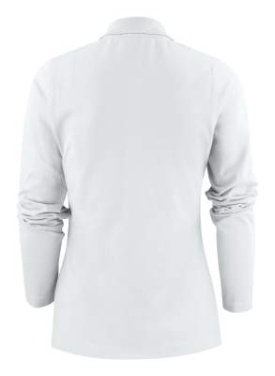 Surf Long Sleeve Pique – рубашка поло (для женщин), Белый – Printer (2)