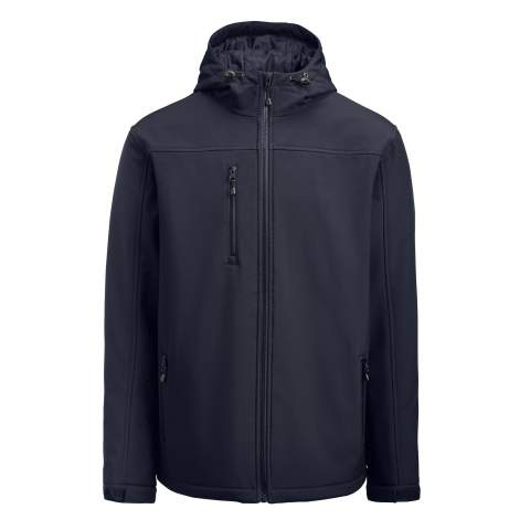 Boardslide – куртка софтшелл (для мужчин), Тёмно-синий - Printer RED (1)