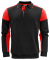 Prime Polosweater Unisex – свитшот, Черный/Красный