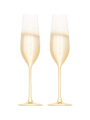 2-pack Champagne – стакан, Прозрачный