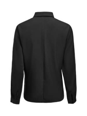 Crepe Satin Blouse – рубашка, Черный – J.Harvest & Frost (3)