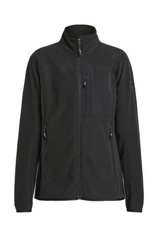 Himalaya Full Zip Pocket – флис (для женщин), Черный – Tenson (1)