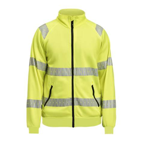 5325 Full-Zip Hi-Vis – свитшот, Желтый – Jobman (1)