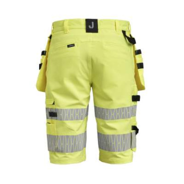 2296 Craftsman Stretch Hi-Vis – шорты, желтый – Jobman (3)
