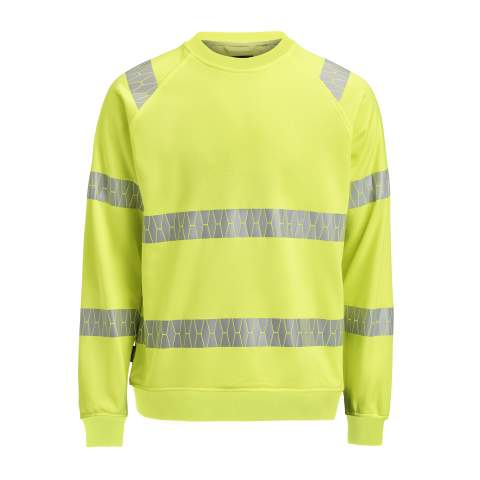 5324 Hi-Vis – свитшот, Желтый – Jobman (1)