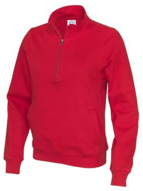 Half Zip Unisex – свитшот, Красный – Cottover (2)