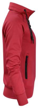 Jog RSX Sweater – кофта на молнии (для женщин), Красный – Printer (4)